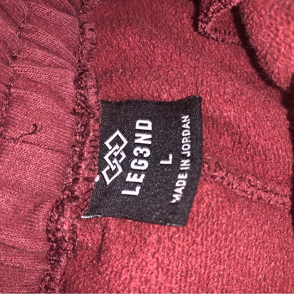 Men's Burgundy Sweatpants